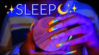 ASMR TAPPING YOU TO SLEEP.. (DEEP BRAIN MELTING TAPPING + SCRATCHING TINGLES )