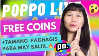 LIBRENG COINS SA POPPO LIVE ? PAANO ANG TAMANG PAG HAGIS NG COINS SA POPPO LIVE