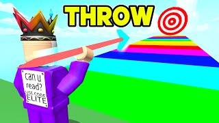 I GLITCHED My THROW SPEED In Roblox