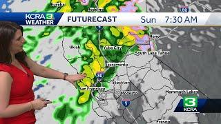 Northern California forecast | Rain and snow expected Sunday