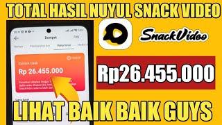 BARU BERHASILCARA NUYUL SNACK VIDEO TERBARU LANGSUNG JADI KOIN 2022 1 HP | NUYUL SNACK VIDEO