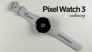 Google Pixel Watch 3 Unboxing (45mm Hazel)