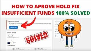 HOW SOLVE TEMPORARY HOLD ON YOUR AD ACCOUNT | FIX INSUFFICIENT FUNDS | New Method 100%