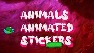 VideoHive - Animals Animated Stickers Pack | After Effects - 33730526