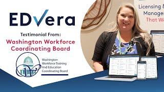 EDvera Testimonials: Washington Workforce Coordinating Board