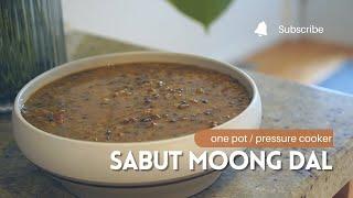 How to make moong dal in the pressure cooker - one pot only!