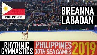 Breanna Labadan from Philippines | Clubs Intermission | Rhythmic Gymnastics Finals | SEA Games 2019