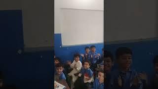 Prep Class mai LCD Screen  lagne par kids khosh ho rahe hai prep class children are very happy 