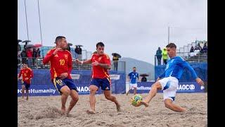 Italy vs. Spain Euro Beach Soccer League Superfinal Alghero 2024 - BEST GOALS