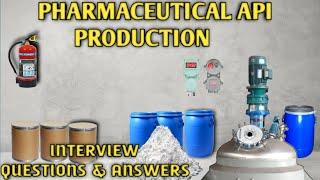 pharmaceutical api production interview questions &answers|| #pharmaceutical #telugu #mrlogithan