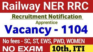 Railway ner rrc gorakhpur apprentice online form 2023 kya hai |