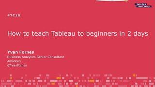 How to teach Tableau to beginners in two days