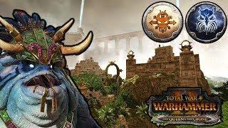 SIEGE OF XLANHUAPEC, CITY OF MIST - Tzeentch and Norsca vs. Lizardmen - Total War Warhammer 2