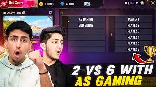 2 Vs 6 With A_s Gaming Pro Subscribers- Free Fire India