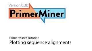 Plotting sequence alignments with PrimerMiner