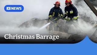 Russia launches barrage on Ukraine’s energy facilities on Christmas Day | ABC News