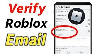 How to Verify Your Email in Roblox | Verify Your Roblox Email Address