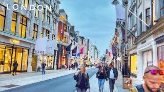 Mayfair London Sunset Walk | 4K HDR Virtual Walking Tour around the Affluent area of London City.