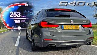 BMW 5 Series Touring G31 LCI 540d xDrive | 0-100 0-60 1/4 MILE & TOP SPEED