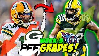 Reacting to Packers PFF Grades vs the Titans! Enagbare goes OFF!