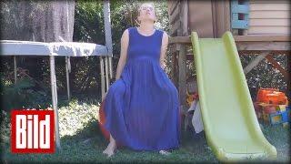 Geburt im Garten: Mutter bringt Kind zwischen Rutsche und Trampolin zur Welt