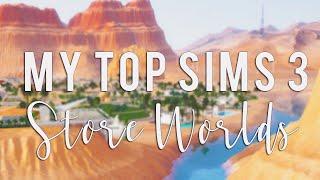 MY FAVORITE WORLDS FROM THE SIMS 3 STORE