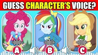 Guess The Voice!  | My Little Pony: Equestria Girls Characters | TWILIGHT SPARKLE, Sunset Shimmer