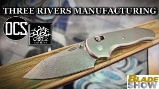 TRM: Three Rivers Manufacturing SHADOW Folder & Leather Strop!!  Blade Show 2021