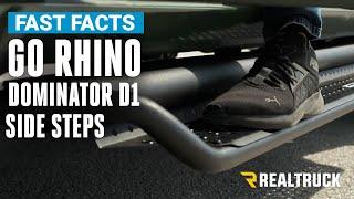 Go Rhino Dominator D1 Side Steps on a 2022 Toyota Tundra Fast Facts