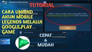 Cara Unbind Akun Google Play Mobile Legends Terbaru