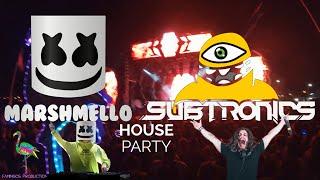 HOUSE PARTY - Marshmello x Subtronics First LIVE Performance After Release Forbidden Kingdom 6/11/21