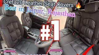 Creta20 Leather Seat Covers || Jaipur || 7610001170 || Car Accessories