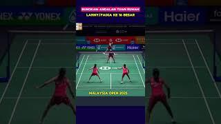 Lanny/Fadia Lolos ke 16 Besar Malaysia Open 2025 #badminton #shorts #bwf