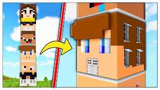 THIS IS LUCA'S REAL APARTMENT! - Mega skyscraper of the youtubers of Minecraft ITA