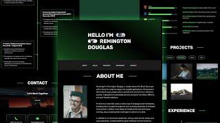Build A Professional Web Developer Portfolio From Scratch | HTML, CSS and JavaScript