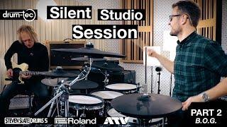 drum-tec e-drums Silent Studio Sessions Ep.2 with Roland TD-50 triggering Steven Slate SSD5