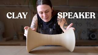 Can I make a speaker out of clay?