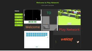 Creating a Play Network Games Website #html #css #js #webprojects