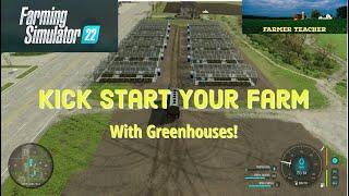 Kick Start Your Farm With Greenhouses on Farming Simulator 22!