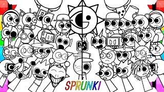 Incredibox Sprunki New Big Coloring Pages / How to Color All Original Sprunki vs All Horror Sprunki