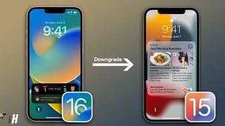 How to Downgrade iOS 16 to iOS 15! (without losing any data)