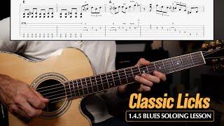 3 Classic Solo Blues Guitar Licks - Play By Yourself!