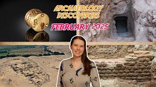 New Archaeology Discoveries: February 2025 - Pharaoh’s Tomb | Oldest Rune Stone | Gold Roman Lock