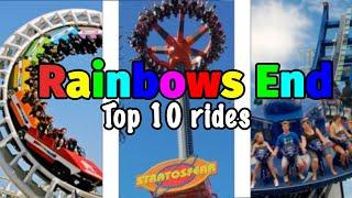 Top 10 rides at Rainbows End - New Zealand | 2022