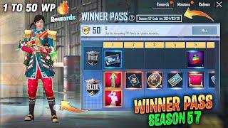 OMG ! Pubg Mobile Lite Season 57 Winner Pass - is here || Pubg lite new winner pass - all rewards 