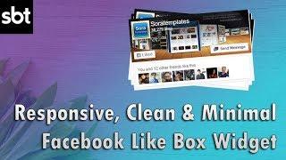 How to Add Responsive Facebook Like Box Widget In Blogger