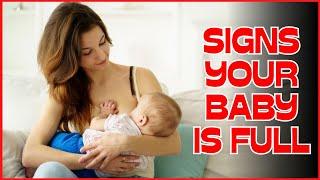 Signs Your Baby Is Full After Breastfeeding