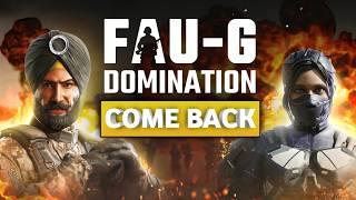 Faug domination come back game news #faugdomination