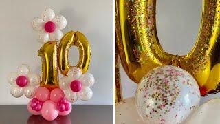 10th Birthday Balloon Tutorial