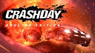 СМЕШНАЯ НАРЕЗКА ВЗРЫВОВ В CRASHDAY | Crashday Redline Edition